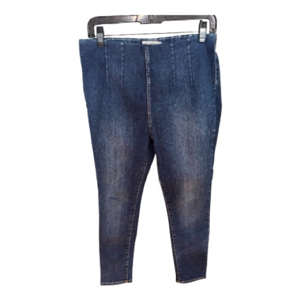 Free People Dark Blue Skinny Jeans - Picture 3 of 4